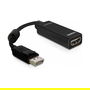 DeLock 61849 Adaptador DisplayPort 1.1 a HDMI (ST-BU) Negro
