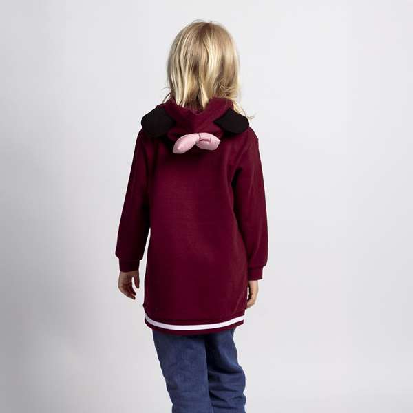 Cerdá Vestido Minnie Algodón Cepillado Niña Talla 6 Años Rojo Oscuro