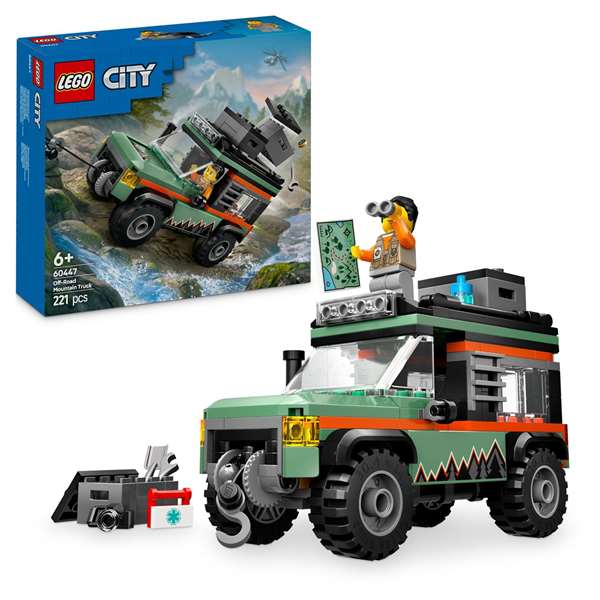 Lego City Todoterreno 4x4 de Montaña 60447 Lego City Todoterreno 4x4 de Montaña 60447