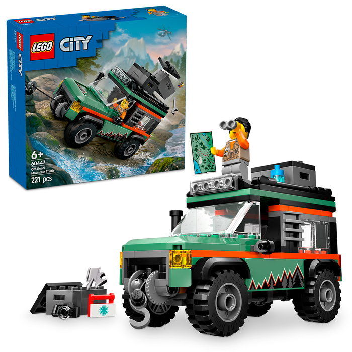 LEGO City 60447 Todoterreno 4x4 de Montaña