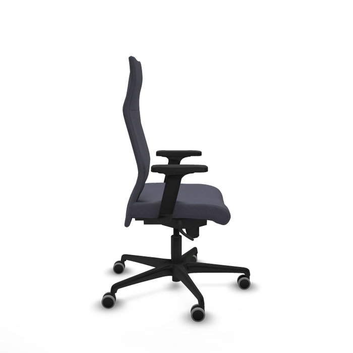 PIQUERAS Y CRESPO Sillón Albacete con mecanismo Sincro, Brazos 2D, Gris oscuro PIQUERAS Y CRESPO Sillón Albacete con mecanismo Sincro, Brazos 2D, Gris oscuro