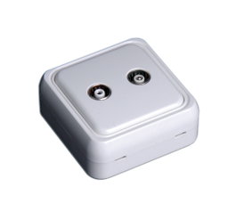 Simon Finstock Alfa Toma de TV Superficie Blanca MS132204