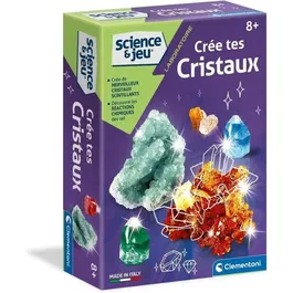 Clementoni Juego Científico Crea Cristales para Niños a Partir de 10 Años