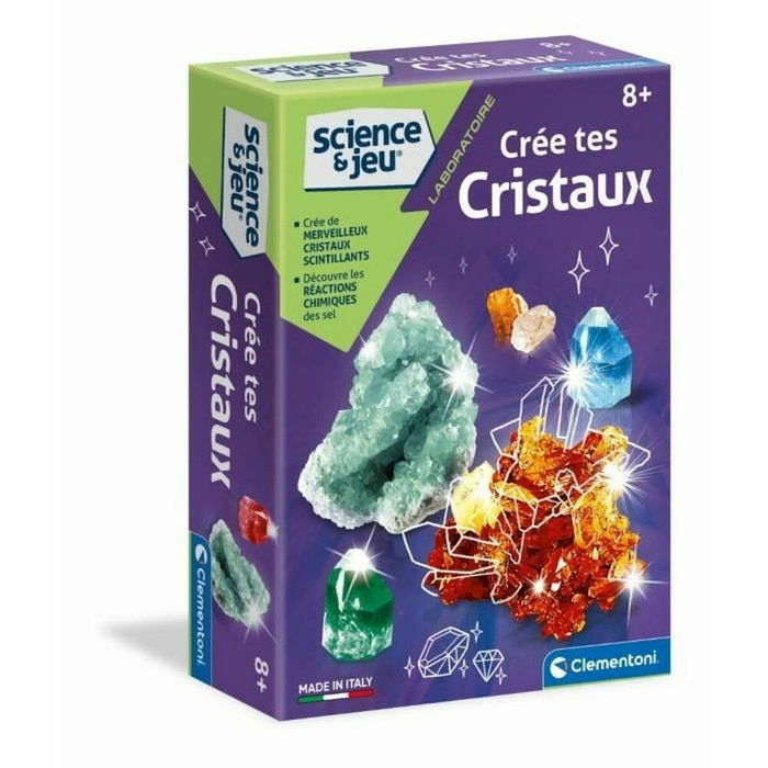 Clementoni Science & Jeu - Crea cristales - Juego científico