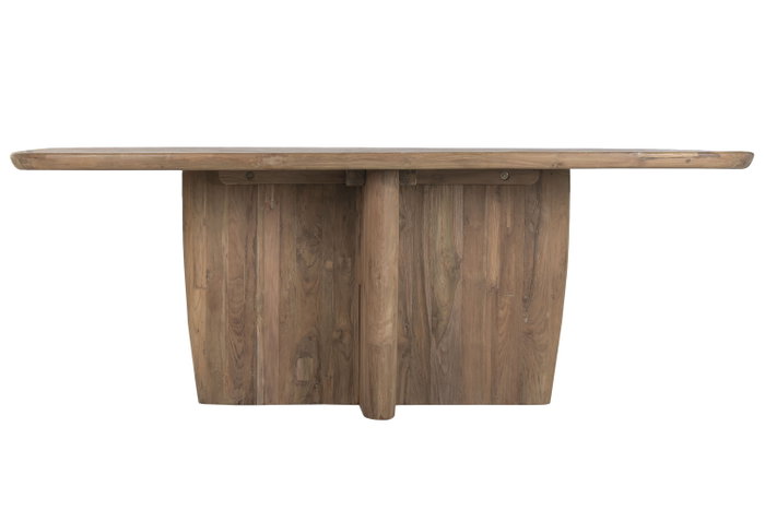 DKD Home Decor Mesa de Comedor de Teca Reciclada 220x110x78 Natural DKD Home Decor Mesa de Comedor de Teca Reciclada 220x110x78 Natural