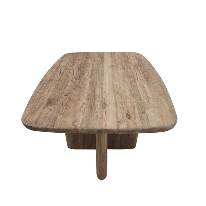 DKD Home Decor Mesa de Comedor de Teca Reciclada 220x110x78 Natural DKD Home Decor Mesa de Comedor de Teca Reciclada 220x110x78 Natural