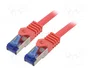 LogiLink Patchkabel Ultraflex Cat.6A S/FTP Rojo 7,5 m RJ-45