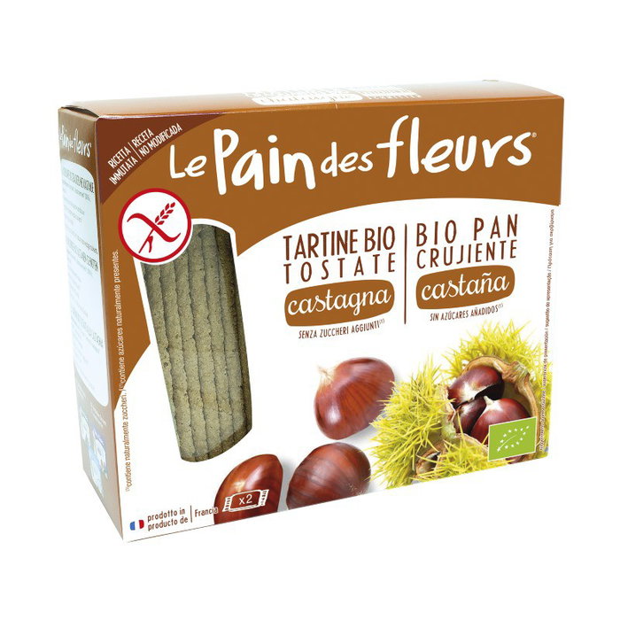 LE PAIN DES FLEURS Cracker Castaña Bio SG Vegan 150g