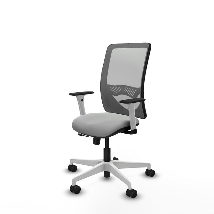 PIQUERAS Y CRESPO Silla de oficina Zulema Gris con mecanismo Sincro/Traslack
