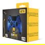 Steelplay JVAMUL00153 Slim Pack Mando Inalámbrico para PC, PlayStation 4 y PS3, Gamepad con Joystick Analógico, Botón Turbo, Color Azul Zafiro