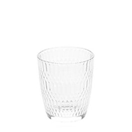 VIBO Vaso de vidrio con borde grueso - Alto 95 mm / Capacidad 31 cl (Set de 6)