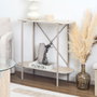 Home Deco Factory Consola Terra Nova MDF y Hierro 85x30x80 cm