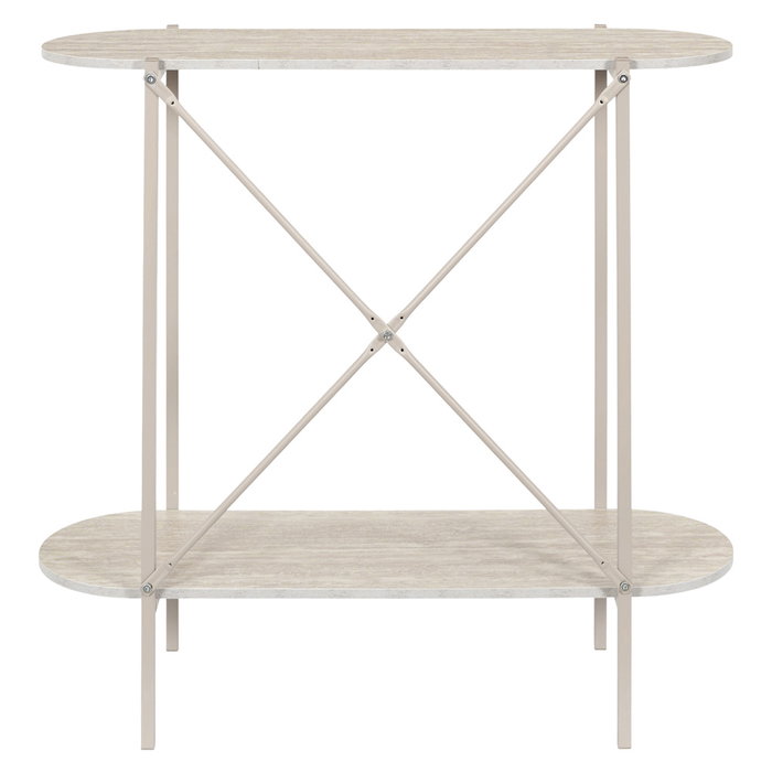 Home Deco Factory Consola Terra Nova MDF y Hierro 85x30x80 cm Home Deco Factory Consola Terra Nova MDF y Hierro 85x30x80 cm