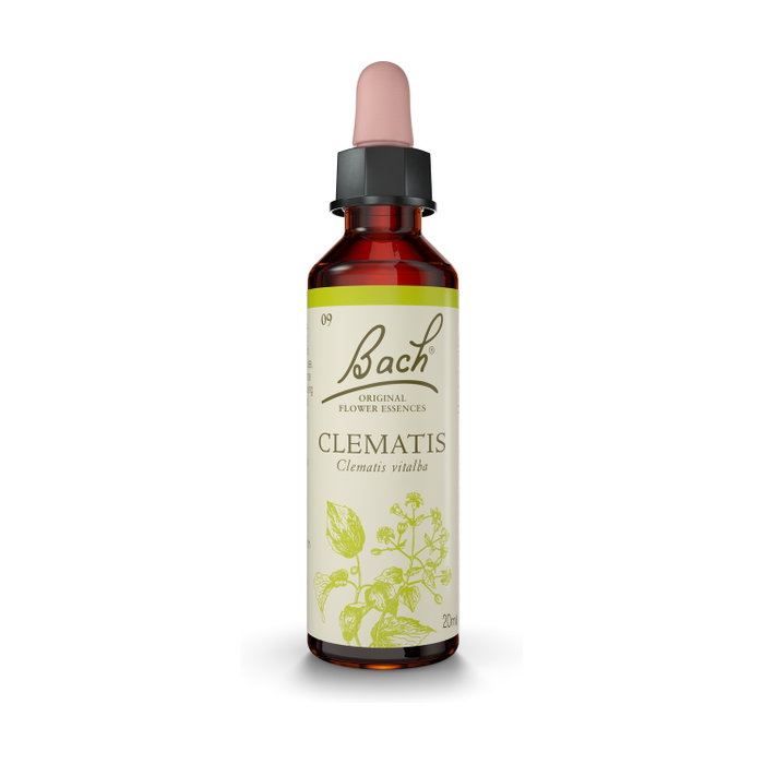 Bach Original Clematis/Clematide Nº9 Flores de Bach 20ml - Falta de Atención y Cansancio Bach Original Clematis/Clematide Nº9 Flores de Bach 20ml - Falta de Atención y Cansancio