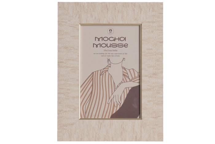 DKD Home Decor Surtido de 4 Marcos de Fotos Mocha Mouse 16x21 cm