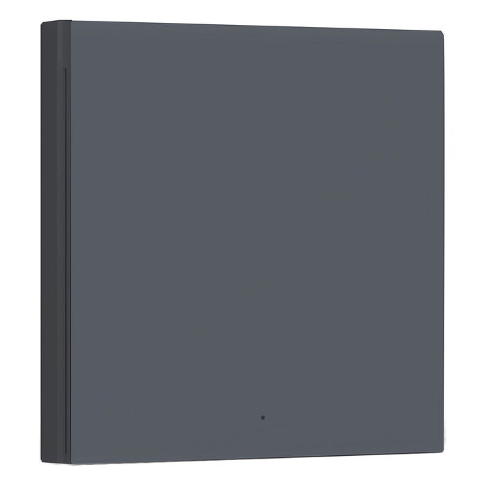 Aqara WS-EUK01-G Interruptor de Pared Inteligente H1, sin Neutro, Un Solo Botón, Gris, ZigBee, Compatible con HomeKit