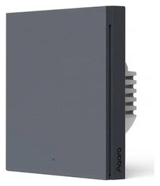 Aqara Smart Wall Switch H1 Gris de un solo canal sin neutro