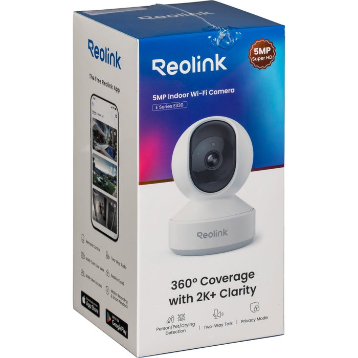 Reolink E Series E330 Cámara de Seguridad 5MP WiFi/PoE