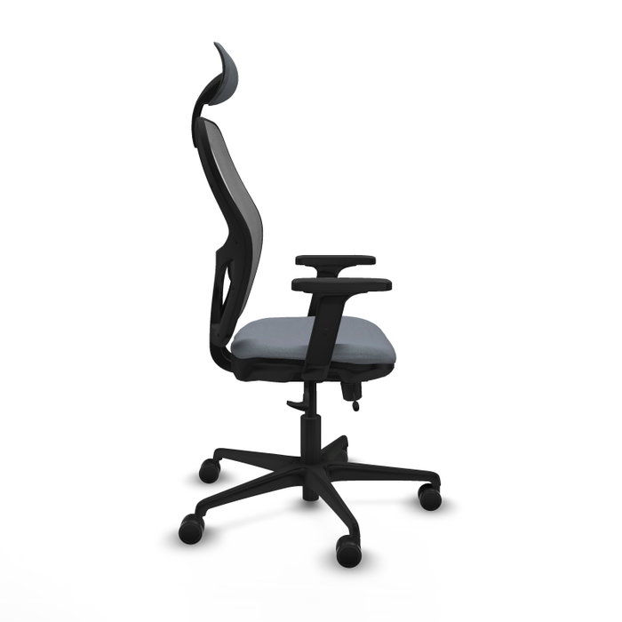 PIQUERAS Y CRESPO Silla de oficina Jorquera Gris con mecanismo Sincro/Traslack