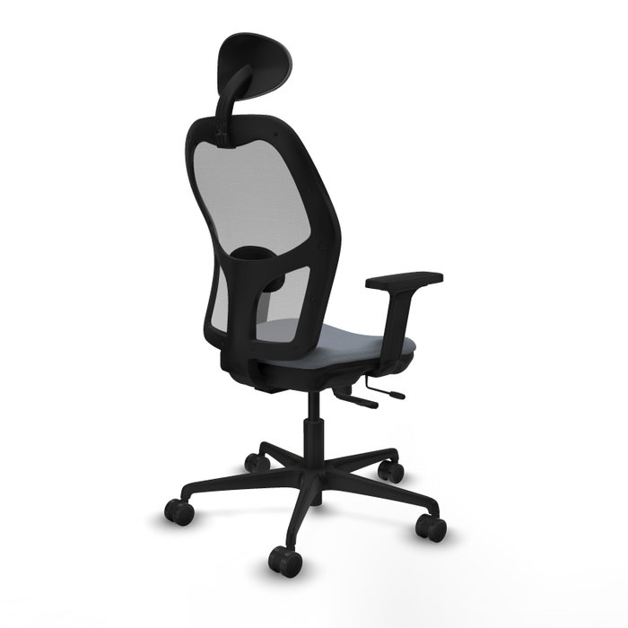 PIQUERAS Y CRESPO Silla de oficina Jorquera Gris con mecanismo Sincro/Traslack