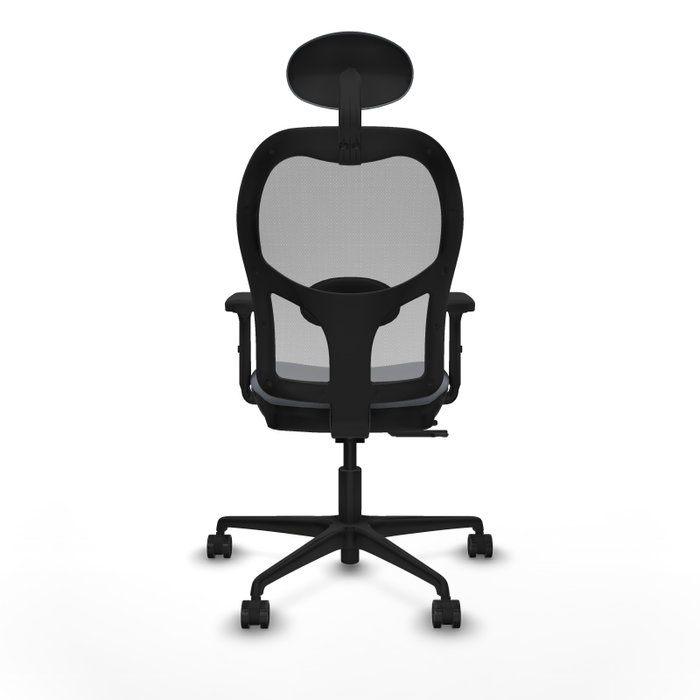 PIQUERAS Y CRESPO Silla de oficina Jorquera Gris con mecanismo Sincro/Traslack