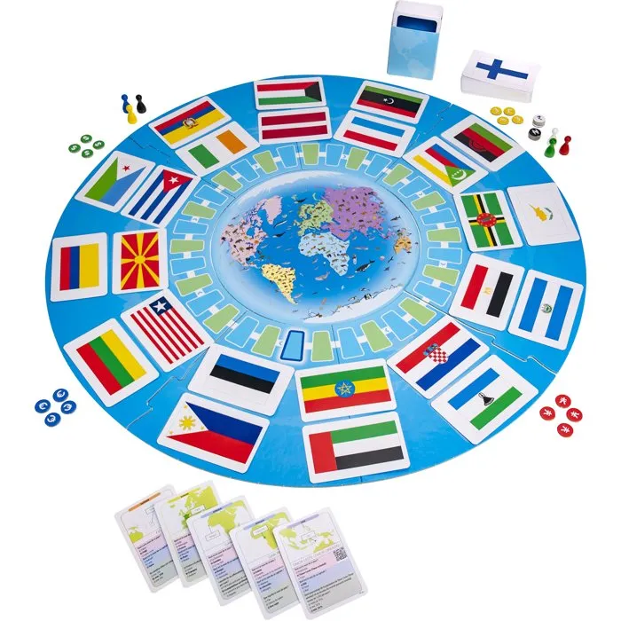 Tactic Banderas del mundo - Juego de preguntas TÁCTICO - De 2 a 6 jugadores - A partir de 8 años Tactic Banderas del mundo - Juego de preguntas TÁCTICO - De 2 a 6 jugadores - A partir de 8 años