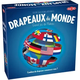 Tactic Banderas del mundo - Juego de preguntas TÁCTICO - De 2 a 6 jugadores - A partir de 8 años