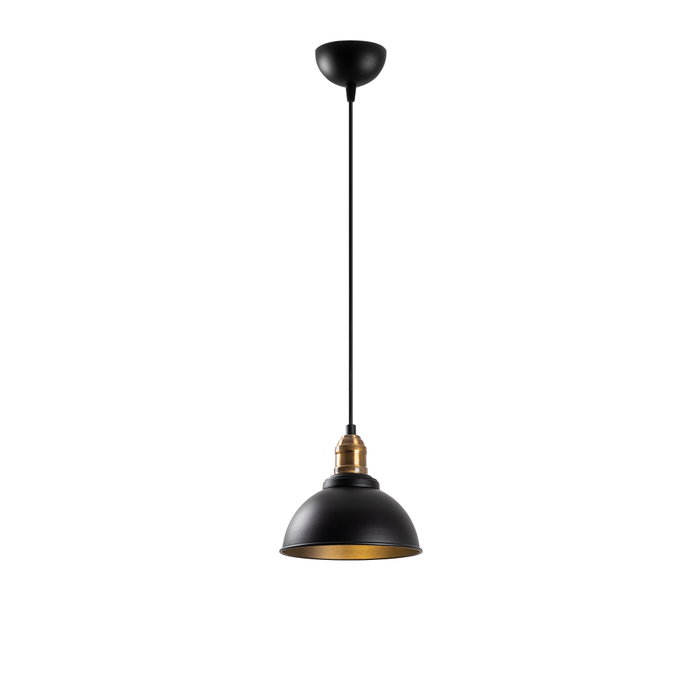 Opviq 10830 Lámpara de Araña Bohemia Estilo Industrial Escandinavo Metal Negro y Antiguo 21 x 21 cm
