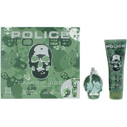 Police Set To Be Camouflage Eau de Toilette 75 ml y Gel de Ducha 100 ml para Hombre