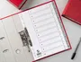 Q-connect Separador Numerico 1-10 Plastico Juego de 10 Separadores DIN A4 Multitaladro