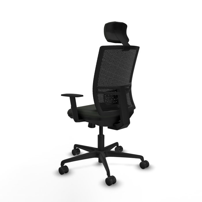 PIQUERAS Y CRESPO Silla de oficina Yunquera con mecanismo Sincro/Traslack Negra PIQUERAS Y CRESPO Silla de oficina Yunquera con mecanismo Sincro/Traslack Negra