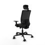 PIQUERAS Y CRESPO Silla de oficina Yunquera con mecanismo Sincro/Traslack Negra
