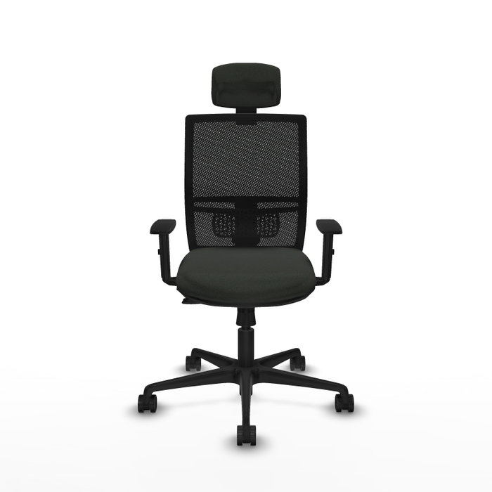 PIQUERAS Y CRESPO Silla de oficina Yunquera con mecanismo Sincro/Traslack Negra PIQUERAS Y CRESPO Silla de oficina Yunquera con mecanismo Sincro/Traslack Negra