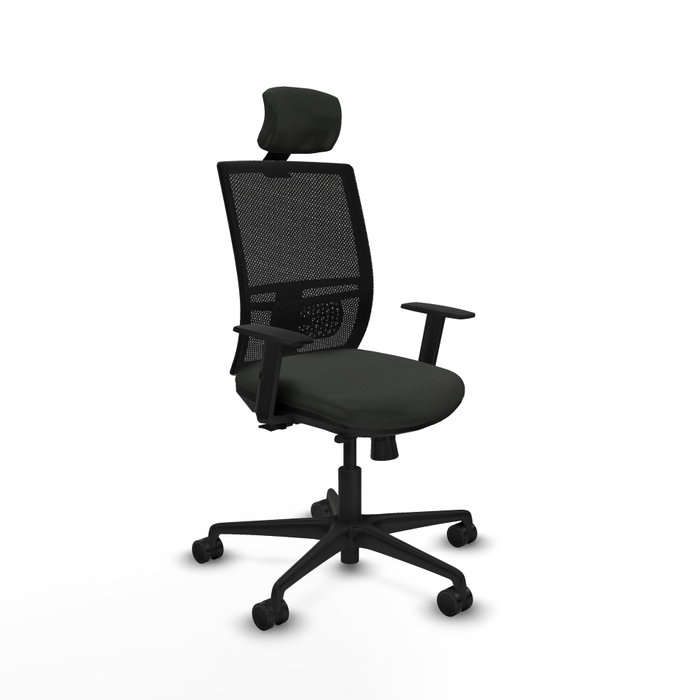 PIQUERAS Y CRESPO Silla de oficina Yunquera con mecanismo Sincro/Traslack Negra PIQUERAS Y CRESPO Silla de oficina Yunquera con mecanismo Sincro/Traslack Negra