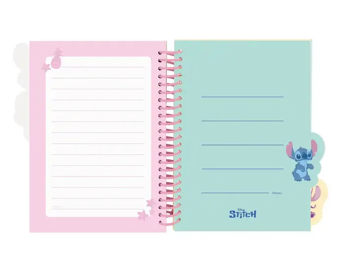 SAFTA Bloc de Notas A5 Stitch Stationery - Cuaderno Colección Stitch, 21x148 mm