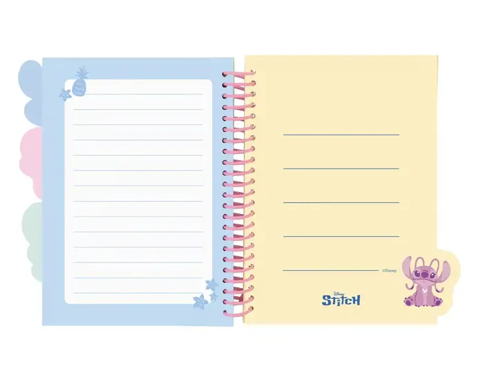 SAFTA Bloc de Notas A5 Stitch Stationery - Cuaderno Colección Stitch, 21x148 mm