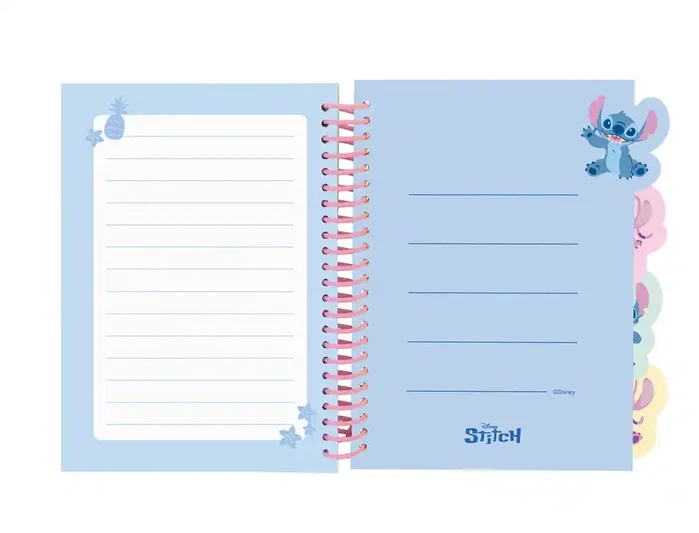 SAFTA Bloc de Notas A5 Stitch Stationery - Cuaderno Colección Stitch, 21x148 mm