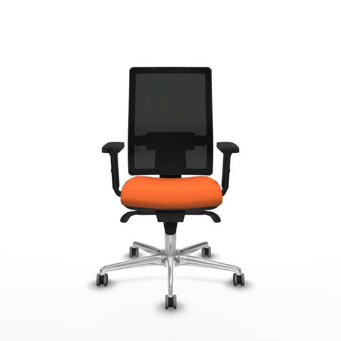 PIQUERAS Y CRESPO Silla de oficina Horna Naranja y Negro
