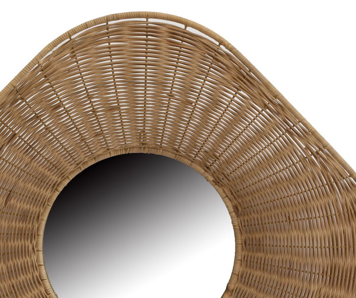 DKD Home Decor Espejo de Ratán 102x13,5x102 cm