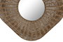 DKD Home Decor Espejo Balines Ratan 102 x 102 x 13.5 cm