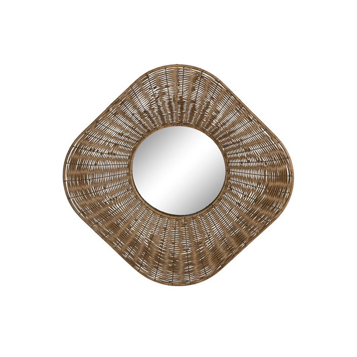 DKD Home Decor Espejo de Ratán 102x13,5x102 cm