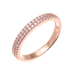 Folli Follie Anillo de Plata de Ley Rosa Talla 54