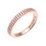 Folli Follie Anillo de Plata de Ley Rosa Talla 54