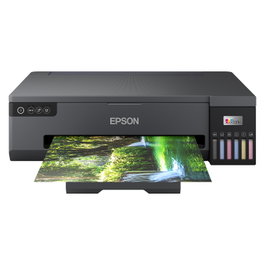 Epson EcoTank ET-18100 Impresora Fotográfica A3 con Tinta de Tanque, Inyección de Tinta 5760x1440 DPI, WiFi, Impresión sin Bordes, Negro, para Hogar y Oficina