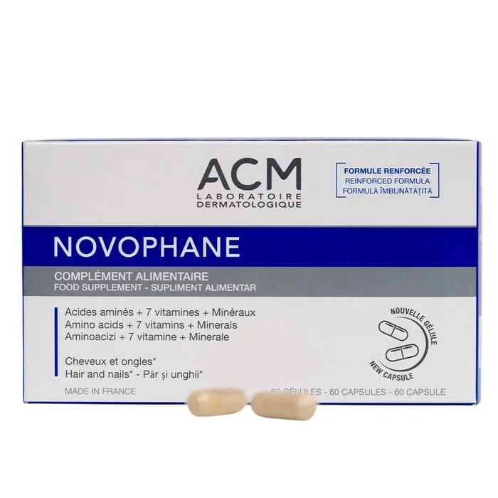 Laboratoire ACM Novophane Fortalecedor de Cabello y Uñas Cápsulas 60 pzs Laboratoire ACM Novophane Fortalecedor de Cabello y Uñas Cápsulas 60 pzs