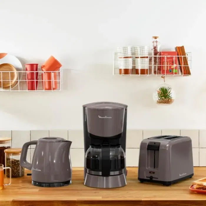 Moulinex Hervidor eléctrico inalámbrico, 0,8 L, Filtro antical, Apagado automático, Tapa con cerradura, Rio BY153910