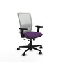 PIQUERAS Y CRESPO Silla de oficina Haches, Mecanismo Sincro/Traslack, Morado/Blanco