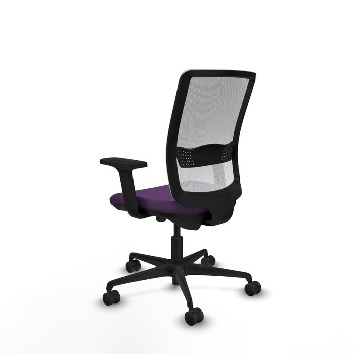 PIQUERAS Y CRESPO Silla de oficina Haches, Mecanismo Sincro/Traslack, Morado/Blanco PIQUERAS Y CRESPO Silla de oficina Haches, Mecanismo Sincro/Traslack, Morado/Blanco