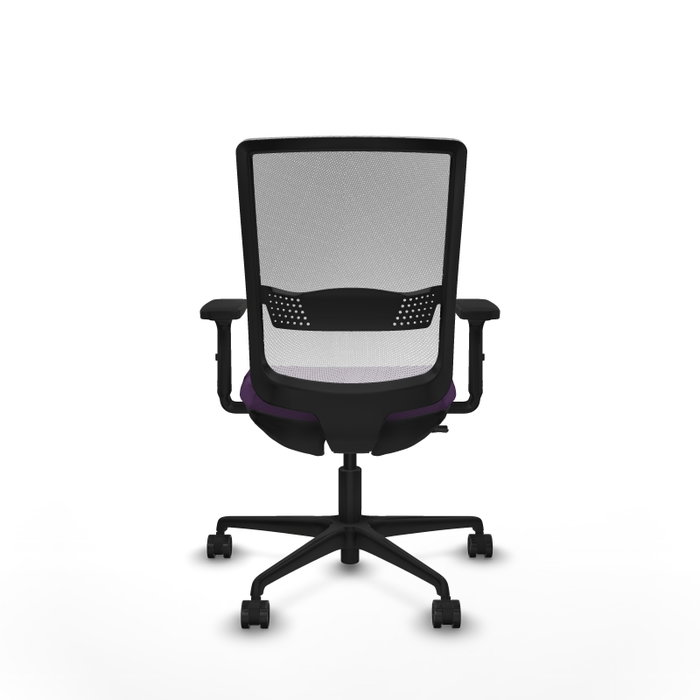PIQUERAS Y CRESPO Silla de oficina Haches Morado/Blanco