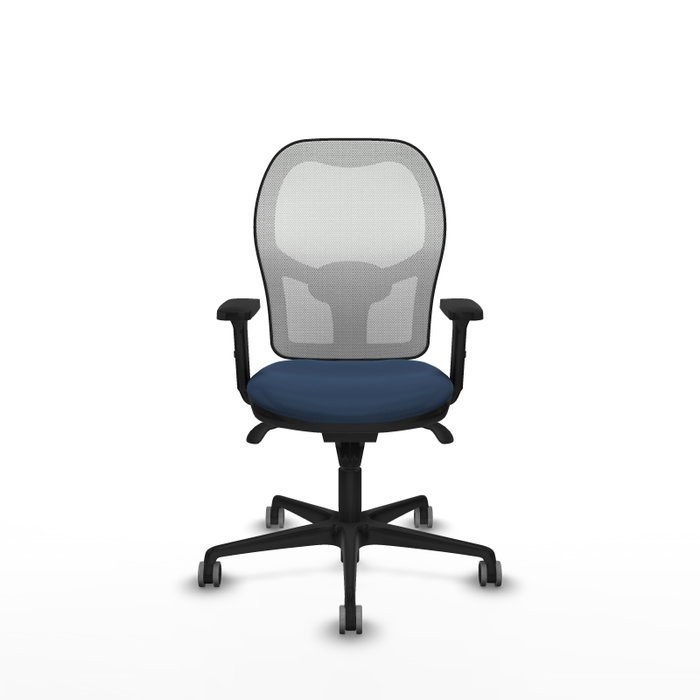 PIQUERAS Y CRESPO Silla de oficina Jorquera azul marino y blanco PIQUERAS Y CRESPO Silla de oficina Jorquera azul marino y blanco